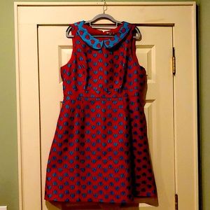 Mod Cloth back zip closure dress